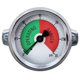 Gauges and Indicators on a white background